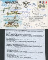 WW40/6 Battle of Britain 1 July - 31 October Signed 14 Battle of Britain Pilots, Crew, Details