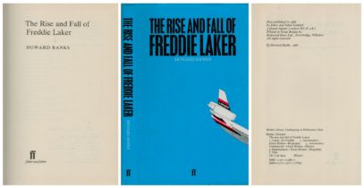 The Rise and Fall of Freddie Laker by Howard Banks 1982 unsigned Hardback book with 155 pages,