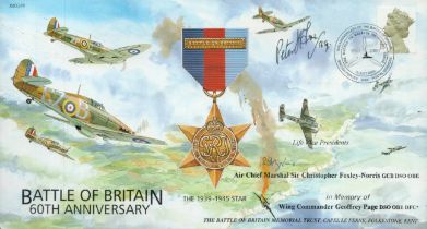 ACM Christopher Foxley Morris DSO OBE and Peter Fox 56 sqn WW2 RAF Battle of Britain fighter aces