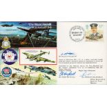 Malcom Martin, Greg Hayfield and Andrew Gillingham multi signed Battle of Britain The Major