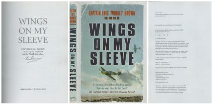 Eric "Winkle" Brown Signed Book - Wings on my Sleeve by Eric "Winkle" Brown 2006 Hardback book