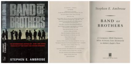 Band of Brothers by Stephen E Ambrose 2001 unsigned Hardback book with 332 pages, good condition.