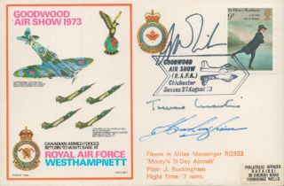 Goodwood Air Show Signed T Martin, Monty's Personal Pilot during WW11, G Miles Desiger & J