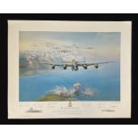 The Sinking of The Tirpitz by Frank Wotton Limited Edition Colour Print signed by the Artist plus 10