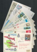 RAF collection 10, signed flown FDC interesting covers include RAF Valley, No 202 Squadron, The