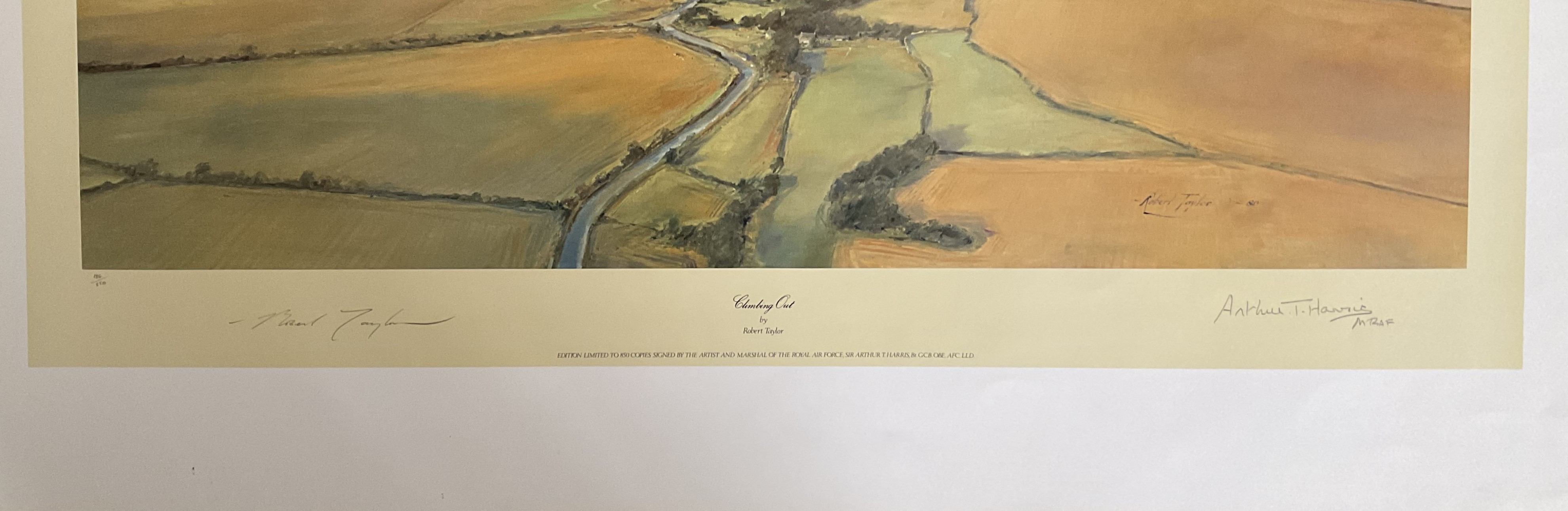 Climbing Out by Robert Taylor Limited Edition Colour Print signed by the Artist plus Arthur T - Bild 2 aus 2