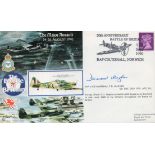 WWII Air Vice Marshall Desmond Hughes CB, CBE, DSO, DFC, AFC, DL signed Battle of Britain The