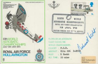 Rare SC14 Cover 13 Jul 70 BFPS 1117 RAF Hullavington 6th World Aerobatic Championships Flown on an