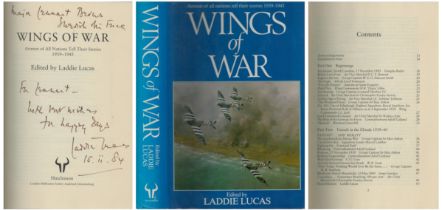 Laddie Lucas Signed Book - Wings of War edited by Laddie Lucas 1983 Hardback Book with 409 pages,