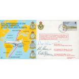 10th Anniversary of the Tristar Airbridge to the Falkland Islands multi signed Flown FDC includes