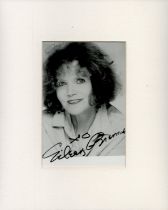 Eileen Brennan signed 10x8 inch overall mounted black and white photo. Good Condition. All