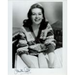 Janette Scott signed 10x8 inch black and white photo. Good Condition. All autographs come with a