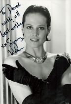Sigourney Weaver signed 10x7 inch black and white photo dedicated. Good Condition. All autographs