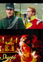 Sharpe TV series collection 4 signed 8x6 inch colour photos from cast members Michael Cochrane,