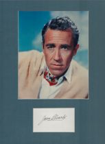 Jason Robards signed 16x12inch colour mount. Good Condition. All autographs come with a