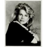 Candice Bergen signed 10x8 inch black and white photo. Good Condition. All autographs come with a