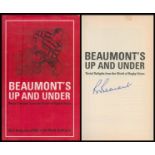 Bill Beaumont signed Beaumont's Up and Under Trivial Delights from the World of Rugby Union