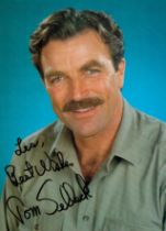 Tom Selleck signed 6x4 inch colour photo. Good Condition. All autographs come with a Certificate