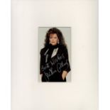 Jackie Collins signed 10x8 inch overall mounted colour photo. Good Condition. All autographs come