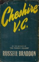 WWII Cheshire V.C hardback book by the author Russell Braddon unsigned signs of age on book slip .