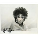Elizabeth Taylor signed 10x8 inch colour photo. Good Condition. All autographs come with a