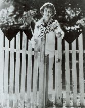 Ida Lupino signed 10x8 inch black and white photo. Good Condition. All autographs come with a