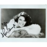 Ann Bancroft signed 10x8 inch black and white photo. Dedicated. Good Condition. All autographs