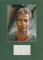 Maximilian Schell signed 16x12inch colour mount. Good Condition. All autographs come with a