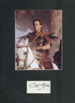 Ciaran Hinds signed 16x12inch colour mount. Good Condition. All autographs come with a Certificate