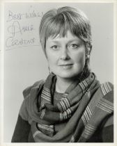 Anna Carteret signed 10x8 inch black and white photo. Good Condition. All autographs come with a