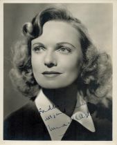 Anna Neagle signed 10x8 inch vintage black and white photo. Good Condition. All autographs come with