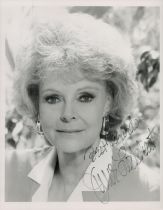 June Lockhart signed 10x8 inch black and white photo. Good Condition. All autographs come with a