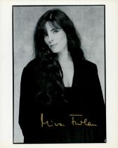 Mira Furlan signed 10x8 inch black and white photo. Good Condition. All autographs come with a