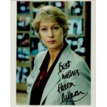 Helen Mirren signed 10x8 inch colour photo. Good Condition. All autographs come with a Certificate