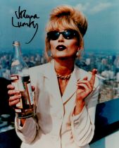 Joanna Lumley signed 10x8 inch colour photo. Good Condition. All autographs come with a