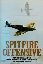 WWII Spitfire Offensive hardback book by the author Norman Franks unsigned. Good Condition. All