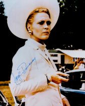 Faye Dunaway signed 10x8 inch colour photo. Good Condition. All autographs come with a Certificate