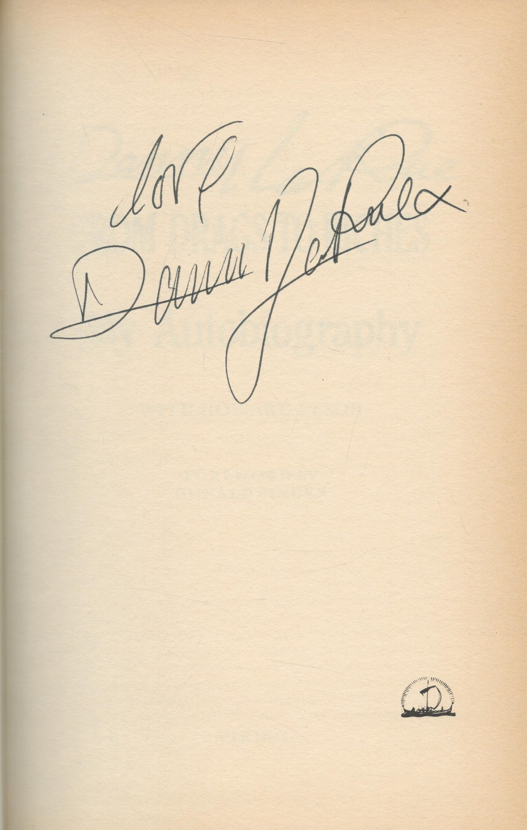 Danny Le Rue signed From Drags To Riches My Autobiography first edition hardback book. Good - Image 2 of 4