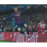 Lionel Messi signed 10x8 inch colour photo pictured in action for Barcelona. Good Condition. All