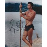 Ron Ely signed 10x8 inch Tarzan colour photo. Good Condition. All autographs come with a Certificate