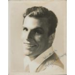 Buster Crabb signed 10x8 inch vintage sepia photo. Good Condition. All autographs come with a