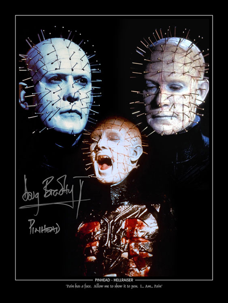 SALE! Lot of 2 Hellraiser Pinhead hand signed 16x12 photos. This is a beautiful lot of 2 hand signed - Image 3 of 3