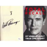 Arnold Schwarzenegger signed Total Recall My Unbelievably True Life Story first edition hardback