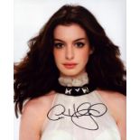 Anne Hathaway signed 10x8 inch colour photo. Good Condition. All autographs come with a