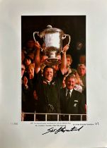 Sean Fitzpatrick signed limited edition print with signing photo Sean Fitzpatrick is widely regarded