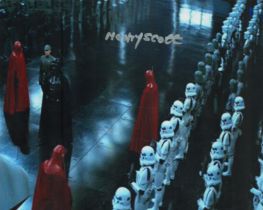 Monty Scott signed 10x8 inch Star Wars colour photo. Good Condition. All autographs come with a