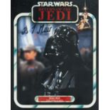 Brian Muir signed 10x8 inch Star Wars Return of the Jedi Darth Vader photo. Good Condition. All