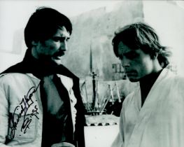 Garrick Nolan signed 10x8 inch Star Wars black and white photo. Good Condition. All autographs