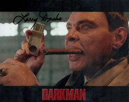 Larry Drake signed 10x8 inch Darkman colour photo. Good Condition. All autographs come with a