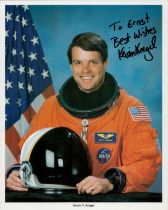 Kevin R.Kregel signed 10x8 inch NASA colour photo dedicated. Space, Astronaut. Good Condition. All